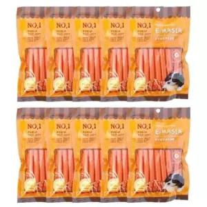 [반려] 간식 애견 오리고기 10P 22개입 강아지 소프트 소세지