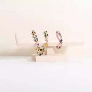 판매용 GemeShou 너도밤나무 팔찌 정리함 홀더 나무 시계 디스플레이 T 바 스탠드 부티크 매장용 보관 선반