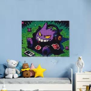 포켓몬 보석십자수 캔버스 비즈 만들기 집콕 선물 캐릭터 어린이 보석 수공예 팬텀