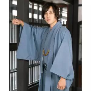 남성 기모노 일본 전통의상 성인 검도복 코스프레 오버핏 재킷 전통복