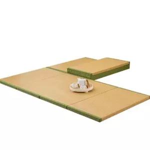 일본식 매트 접이식 다다미 러그 토퍼 바닥재 시원한 거실 카펫 왕골 돗자리 쿨매트