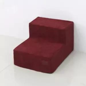 [반려] 스텝 버건디 강아지 스웰 애견 계단 2단 1P 소파 침대