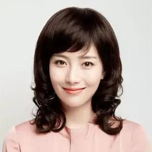 중년 여성가발 웨이브 엄마 전체 가발 풍성한 헤어스타일 WFIX4DE