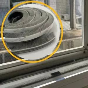 1롤(5m) 폭1.5cm 방충망 틈새 모헤어 창문 문 틈 막이