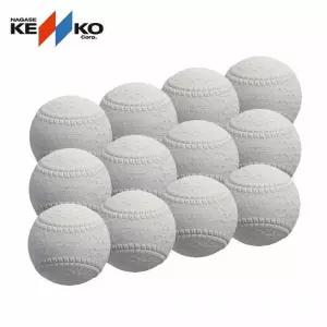 겐코볼 J호 주니어 12개입 시합구 야구 화이트 연식 유소년