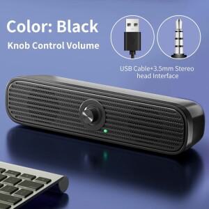 XICKU 서라운드 데스크탑 PC 스피커 홈 스테레오 3.5Aux USB 바 시스템 컴퓨터 TV 전화 HIFI 서브 우퍼 유