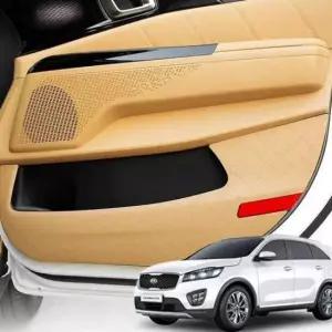 차량스크래치 올뉴쏘렌토 가죽 도어커버 스크래치방지 커버