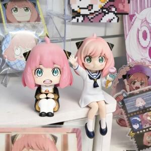 13cm 일본 애니메이션 굿즈 스파이 X 패밀리 아냐 포저 액션 피규어 PVC 모델 만화 귀여운 카와이 인형 장