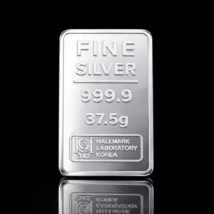 10돈 순은 실버바 999.9% 포나인 37.5g 돌잔치 생일 선물 축하 은테크 은투자 보증서