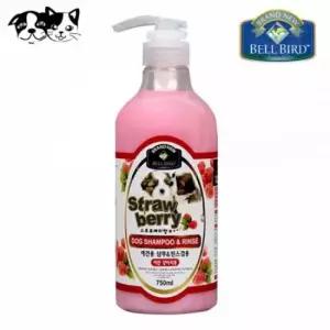 [반려] 강아지 스트로베리 퍼피용 겸용샴푸 샴푸린스 뉴벨버드 750ml