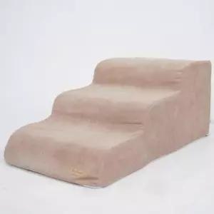 [반려] 라운드 1P 슬개골 계단 애견 3단 베이지 강아지 스텝