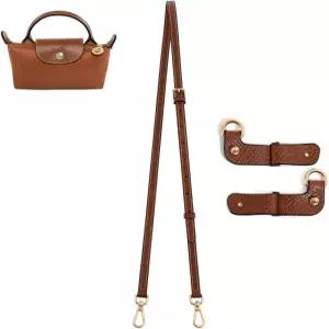 롱 챔프 핸드백에 적합한 BEUDW 지갑 스트랩 가죽 크로스바디 조절 가능한 어깨