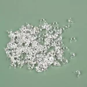 [RIZPICK]올챙이캡 실버 비즈공예부자재 200개입