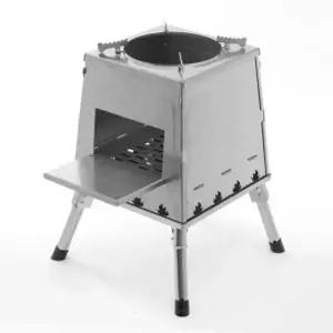 [RIZPICK]해피캠핑 접이식 화목난로(35x47cm) 불멍 장작스토브