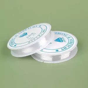 [RIZPICK]비즈공예부자재 우레탄줄 크리스탈텍 0.4mm 15M