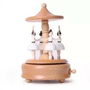 발레리나 나무 뮤직박스 태엽오르골 원목오르골 오르