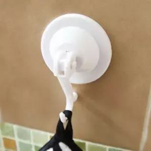 무타공흡착식고리 타올 수건 소품 걸이 후크 흰색 소