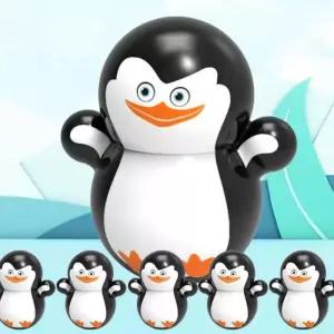 펭귄 오뚝이 피규어 5P 펭귄피겨스케이트