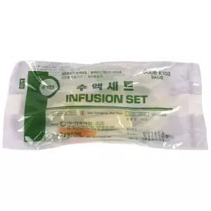 한국백신 수액세트 백용 K103 수액셋트 25개입 - K103BAG용