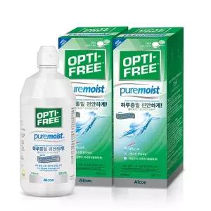 옵티프리 렌즈세척액 퓨어모이스트 300ml 2개