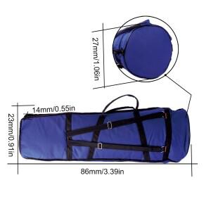 휴대용 옥스포드 천 테너 트롬본 배낭 스폰지 추가 악기 가방 방수 블루/레드/블랙