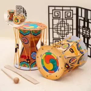 장구 만들기 미니 어린이 활동지 개발 놀이 창의력