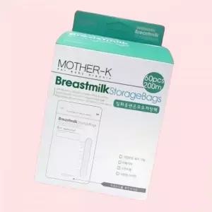 마더케이 일회용 변온 모유 저장팩 200ml 60매 1개 4524038
