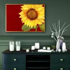 해바라기그림 액자 A2 3SUN4 풍수그림 돈들어오는