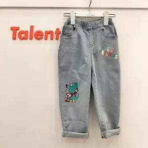 [탈렌트키즈]유아동 남아 베기핏 청바지 공룡 셀리디오데님 PCY14BDP08_ CJ
