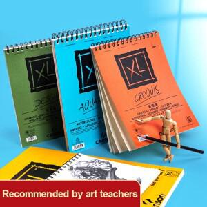 CANSON 아트 페인팅 북 스케치북 16K/8K 드로잉 패드 색연필 흑연 목탄 파스텔 낙서 XL 시리즈