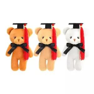 [콩심팥심](별별창고) 학사모 곰인형 졸업식 선물용 장식품