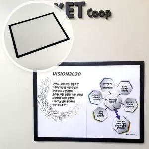 상장 벽부착 액자 프레임 자격증 블랙 a3 액자 자석 알티피아 터걸이