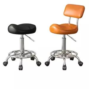 네일샵 보조의자 미용 승마 체어 안장의자 이발소 리프트 회전