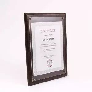 A4 우드 사업자등록증 액자 벽걸이겸용 허가증 볼트타입 탁상용액자