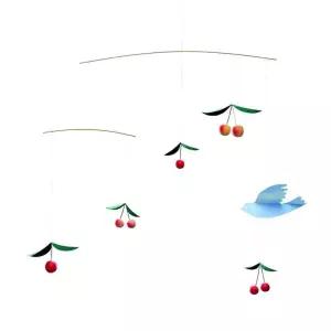 플렌스테드 모빌 천장 체리나무와 새