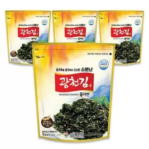 광천김 소문난 광천 돌자반 70g 4개