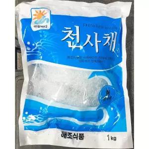 해조 천사채 실 1KG 셀러드 저칼로리식품 냉채 식당용 업소용