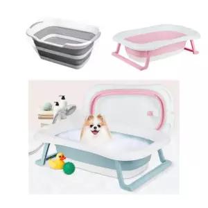 강아지 애견 목욕탕 목욕 접이식 스파 욕조