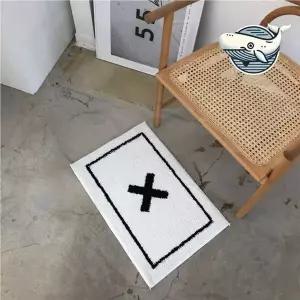 북유럽 스타일 논슬립 발매트 실내 세탁용 매트