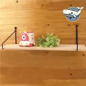 모던 디자인 원목 벽선반 스트링 테이블