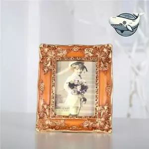 골드브라운 클래식 미니사진액자 우아한 탁상용