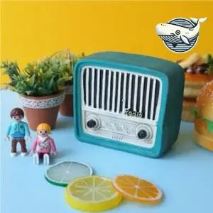 빈티지 인테리어 소품 미니어처 라디오 장식