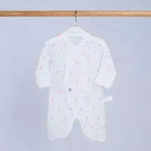 [달퐁]큐비앤맘 핑크하트 메쉬 배냇 가운 신생아 아기가운