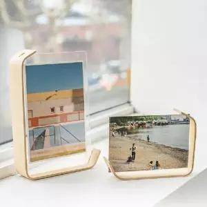 1개 사진프레임 우드 사진 프레임 사진액자 스탠드 아