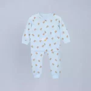 [달퐁]큐비앤맘 동글베어 메쉬 긴팔 내의 봄내의 얇은내복