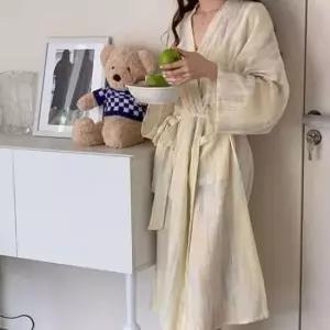 [SBD] 롱가운 루즈핏 홈웨어 샤워가운 여성