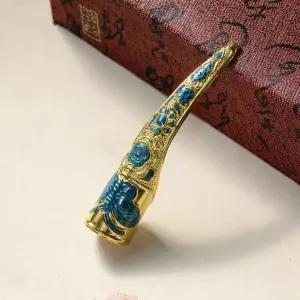 호갑투 사극 네일커버 황후 왕비 촬영소품 I. 골든 8cm