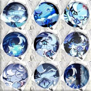 섀도우 밀크 쿠키 핀 라펠 모자 브로치 선물 장식 백팩