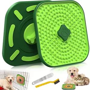 개 상자용 HOPET 핥기 매트 지루함 해소 및 불안 를 위한 인터랙티브 대형 7.1인치 부드럽고 안전한