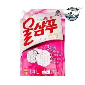 아기옷 세탁세제 리필 1.4L 울세탁 샴푸